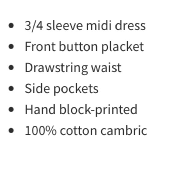 Banjanan Bazaar Midi Dress. Size Small - Picture 5 of 15